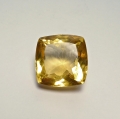 12.10 ct. VS! Beautiful Gold Yellow 14 x 14 mm Square Brazil Citrine