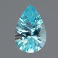 3.33 ct.  VVS ! Sehr edler natürl. 12 x 8 mm Baby Blue Topas Tropfen