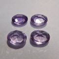 Bild 2 von 5.3 ct .  4 Stück feine ovale 8.5 x 6.5 mm Bolivien Amethyste