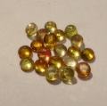Bild 2 von 4.23 ct. 20 Stück gelbe runde 3.1 mm Songea Saphire