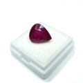 Bild 2 von 7.65 ct.Great Pink Red 9.9 x 8 mm Pear Facet Mozambique Ruby