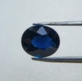 Bild 1 von 1.00 ct. Ovaler blauer 6.9 x 5.7 mm Indigolith Turmalin