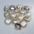 Bild 2 von 3.75 ct. 15 pieces untreated round 3.5 - 4 mm Light Pink Morganite Gemstones