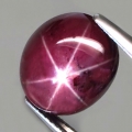 14.14 ct.  Toller großer 13.5 x 11.5 mm Afrika Red- Star Sternrubin