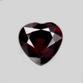 3.21 ct. Deep orangish red 8.8 x 8.8 mm Tansania  Garnet Heart