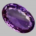 84.44 ct VVS! Riesiger ovaler 35 x 23 mm Bolivien Amethyst