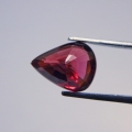 Bild 2 von 1.49 ct. Natürlicher roter 7.7 x 5.8 mm Tansania Zirkon Tropfen