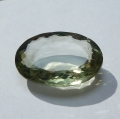 Bild 1 von 21.98 ct VVS! Beatiful oval 23.6 x 16.5 mm Brazil Amethyst / Prasiolith