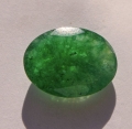 Bild 2 von 6.85 ct. Großer ovaler 16 x 12 mm Sambia Smaragd 