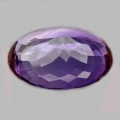 Bild 2 von 24.45 ct. Schöner ovaler 23.5 x 16.5 mm Bolivien Amethyst