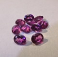Bild 2 von 4.48 ct. 310rot - violette 5 x 4 mm Madagaskar Rhodolith Granate
