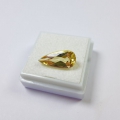 Bild 2 von 3.22 ct VVS! Fine real 15.8 x 7.4 mm Pear Facet Brazil Gold Beryll 