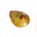 Bild 2 von 12.57 ct. Eye Clean Gold Yellow 18 x 13 mm Pear Facet Brazil Citrine