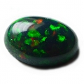 1.04 ct Fine black oval 9 x 6.3 mm Ethiopia Yita Ridge Opal