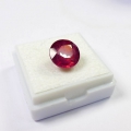 4.92 ct. Feiner runder Pink Roter 9.7 mm Mosambik Rubin