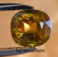 Bild 2 von 1.80 ct.  Taumhaft schöner gelber  unbehandelter Titanit Sphene - oval 7 x 7.5 mm