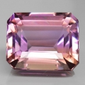 Bild 1 von 16.45 ct. VS!  Unbehandelter 16.2 x 13 mm Bolivien Oktagon Ametrin