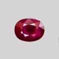 2.11 ct. Beatiful pink red oval  8.1 x 6.3 mm Burma Rubin