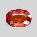 Bild 1 von 2.00 ct. Orangeroter ovaler 8.8 x 6 mm Spessartin Granat