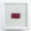 Bild 2 von 2.68 ct. Nice natural 10 x 5.4 mm Mozambique Ruby Gemstone