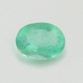 0.62 ct. Feiner natural oval 6.2 x 4.7 mm Columbia Emerald