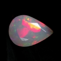 Bild 2 von 3.22 ct. Exzellenter facettierter 14 x 10 mm Multi-Color Welo Opal Tropfen