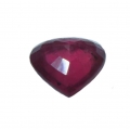 Bild 2 von 1.44 ct . Fine red violet 7.7 x 7 mm Rhodolithe  Garnet Heart