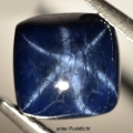 Bild 1 von 3.30 ct  Feiner 7 x 7 mm Blue Star Sternsaphir mit schöner Sternbildung