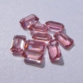 Bild 2 von 2.75 ct. 9 Stück 5 x 3 mm Pink Mosambik Turmalin Baguette