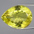 28.81 ct.  Edler Lemongelber 23.8 x 17.9 mm Brasilien Lemon Citrin Tropfen