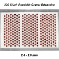 Bild 1 von 21.48 ct. 300 pieces round Orange- Pink 2.4- 2.6 mm Rhodolith Garnet Gems