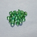 Bild 2 von 0.9 ct VS! 25 pieces fine green round 1.7 x 2 mm Pakistan Peridot Gemstones. Nice color !