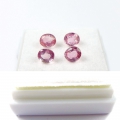 1.88 ct. 4 pcs. Inc. oval Light Pink Mozambique Tourmaline Gems