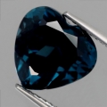  6.07 ct. VVS! Noble 10.5 x 10 mm Brazil London Blue Topaz Heart