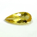 Bild 1 von 3.42 ct. VS! Nice Pear Facet 16.2 x 7.2 mm Brazil Gold Beryll