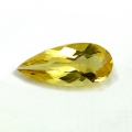 Bild 1 von 3.42 ct. VS! Toller Golgelber 16.2 x 7.2 mm Brasilien Gold Beryll Tropfen