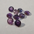 Bild 2 von 2.25 ct . 9 Stück blauviloette runde 3.5  mm Saphire