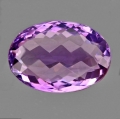 25.7 ct VVS! Eye clean oval  23 x  16 Brazil Amethyst