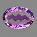 Bild 1 von 25.7 ct VVS!  Augenreiner ovaler 23 x 16 mm Brasilien Amethyst