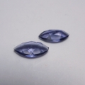 Bild 2 von 1.75 ct. VS! Perfekt pair of vlue violet Marquise 12 x 6 mm Iolithes