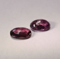 Bild 2 von 1.40 ct. Schönes Paar 6.8 und 7 x 5 mm Rubellit Turmaline