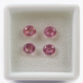 Bild 2 von 1.88 ct. 4 Stück unbeh. ovale Light Pink Mosambik Turmaline