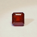 1.53 ct.  Unheated. Orange 5.8 x 6 mm Tanzania Octagon Kyanite