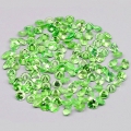 1.09 ct. 80 pieces round 1.4 mm Brilliant Cut Tsavorite Garnet Gemstones