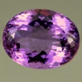 30.55 ct VVS! Great oval  22 x 17 mm Uruguay Amethyst
