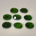Bild 2 von 3.30 ct. 8 pieces oval natural 5 x 4 mm Chrome Diopside Gems