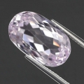 11.04 ct VVS ! Unbehandelter ovaler17 x 10 mm  Sweet Pink Afghanistan Kunzit