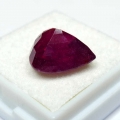 Bild 3 von 7.65 ct. Top Roter 12.7 x 10. 8 mm Mosambik Rubin Tropfen