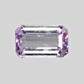 5.38 ct. Natural untreated.  13 x 8 mm Light Pink Oktagon Kunzit  from Afganisthan