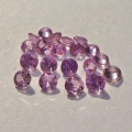 1.60 ct. 20 pieces pink round 2.1 bis 2.8 Madagascar Sapphire
